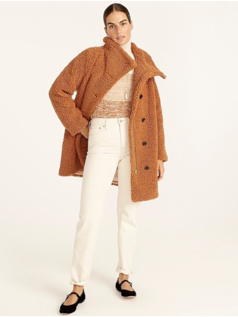 J. Crew Villa coat in teddy sherpa 8